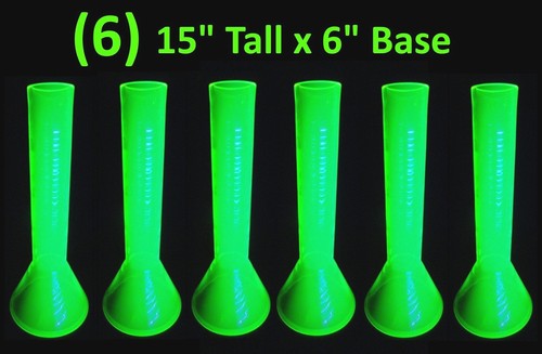 Uranium glass - (6, pcs)